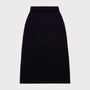 Back flatshot of " Notes For Radical Living" skirt.