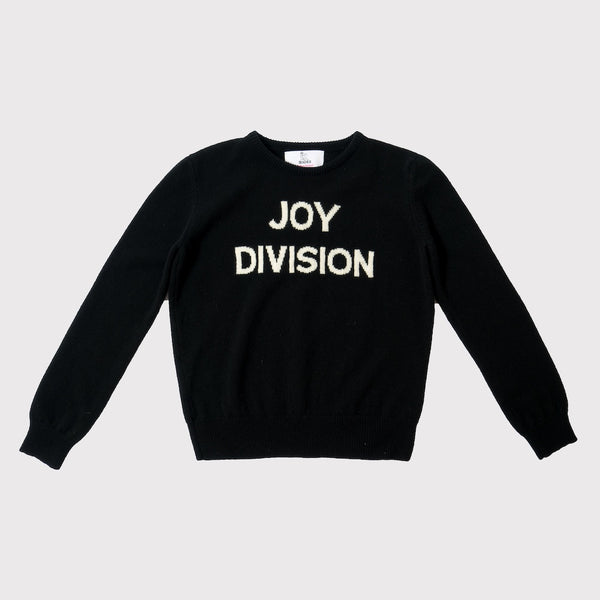 HADES wool Joy Division jumper black and white