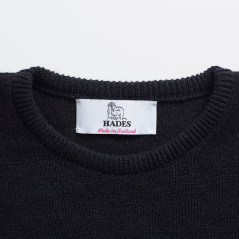 HADES wool Joy Division jumper necklabel