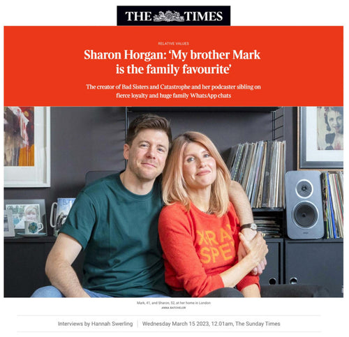 Sharon Horgan wearing X-Ray Spex in The Times