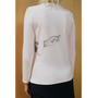 Model wearing the Deception top.