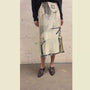 Model showing the fit of Ordinary Happiness skirt