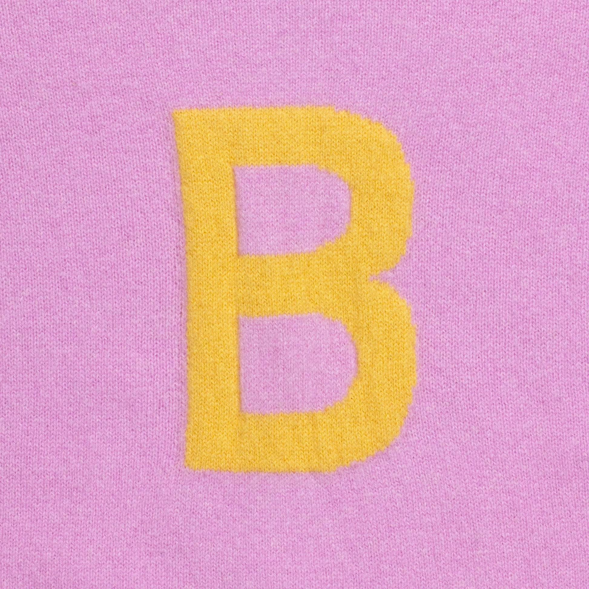 Alphabet B knit