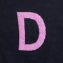 Alphabet D knit