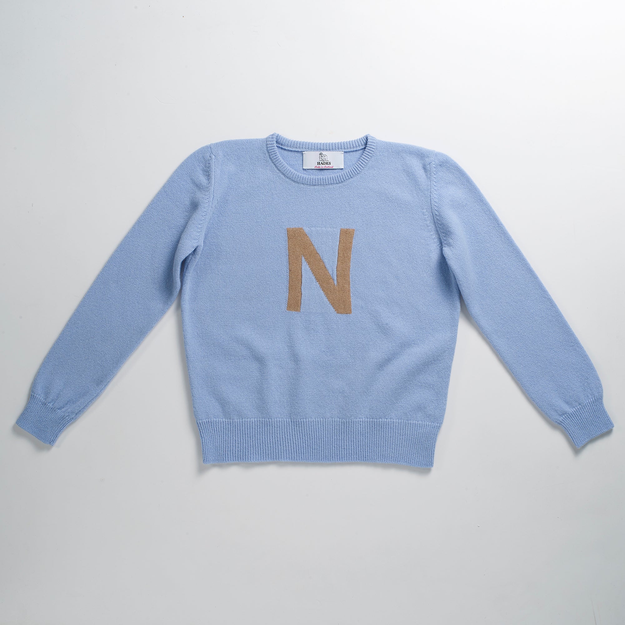 Alphabet N knit