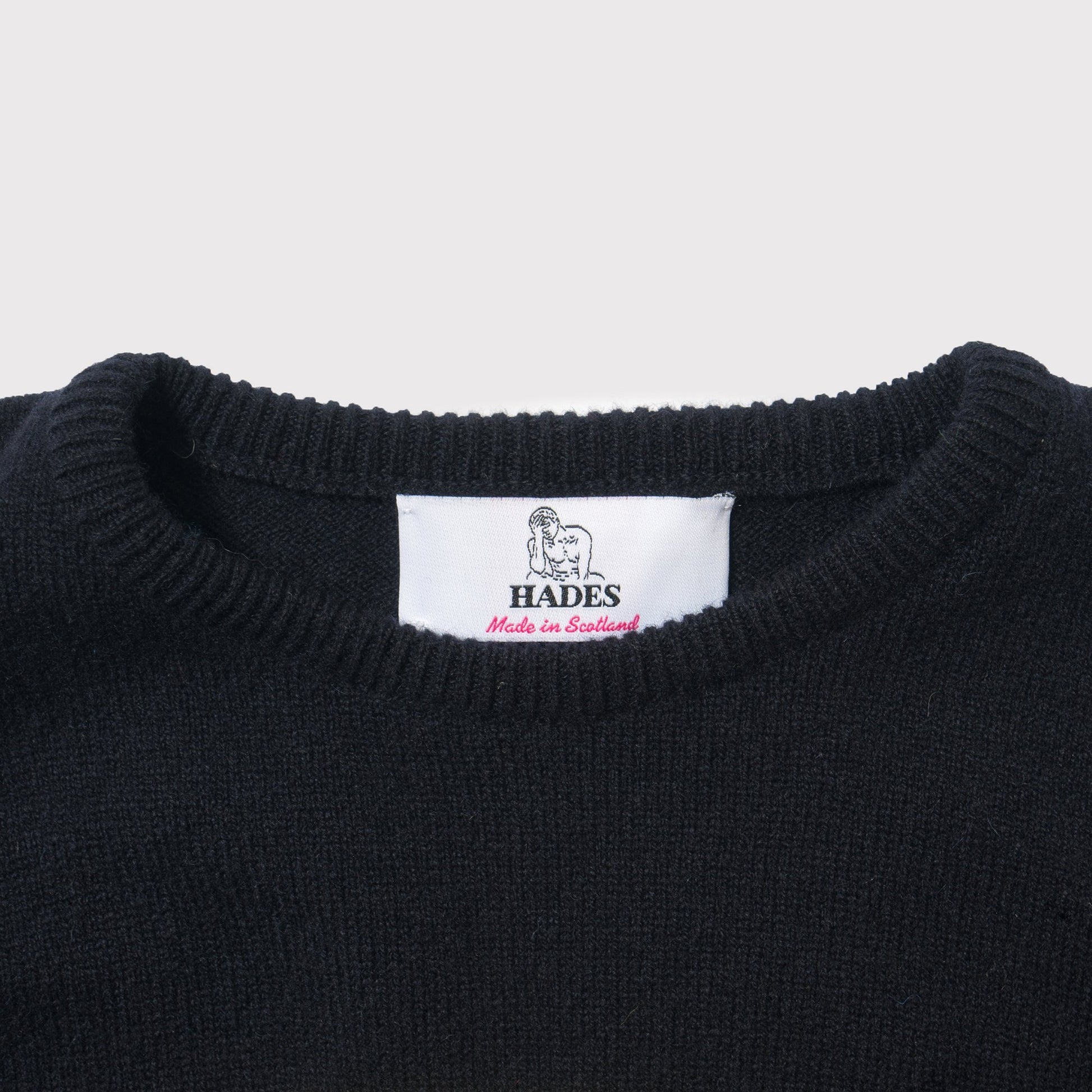Made in Scotland black jumper