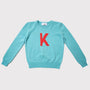 Hades k letter jumper, made in Scotland