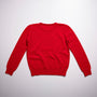Red jumper made in the UK