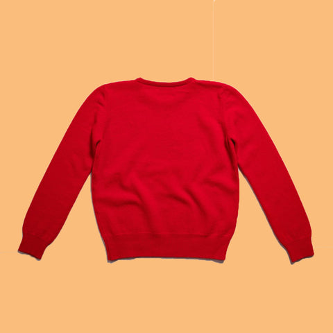 Archive - Alphabet H Knit - Scarlet