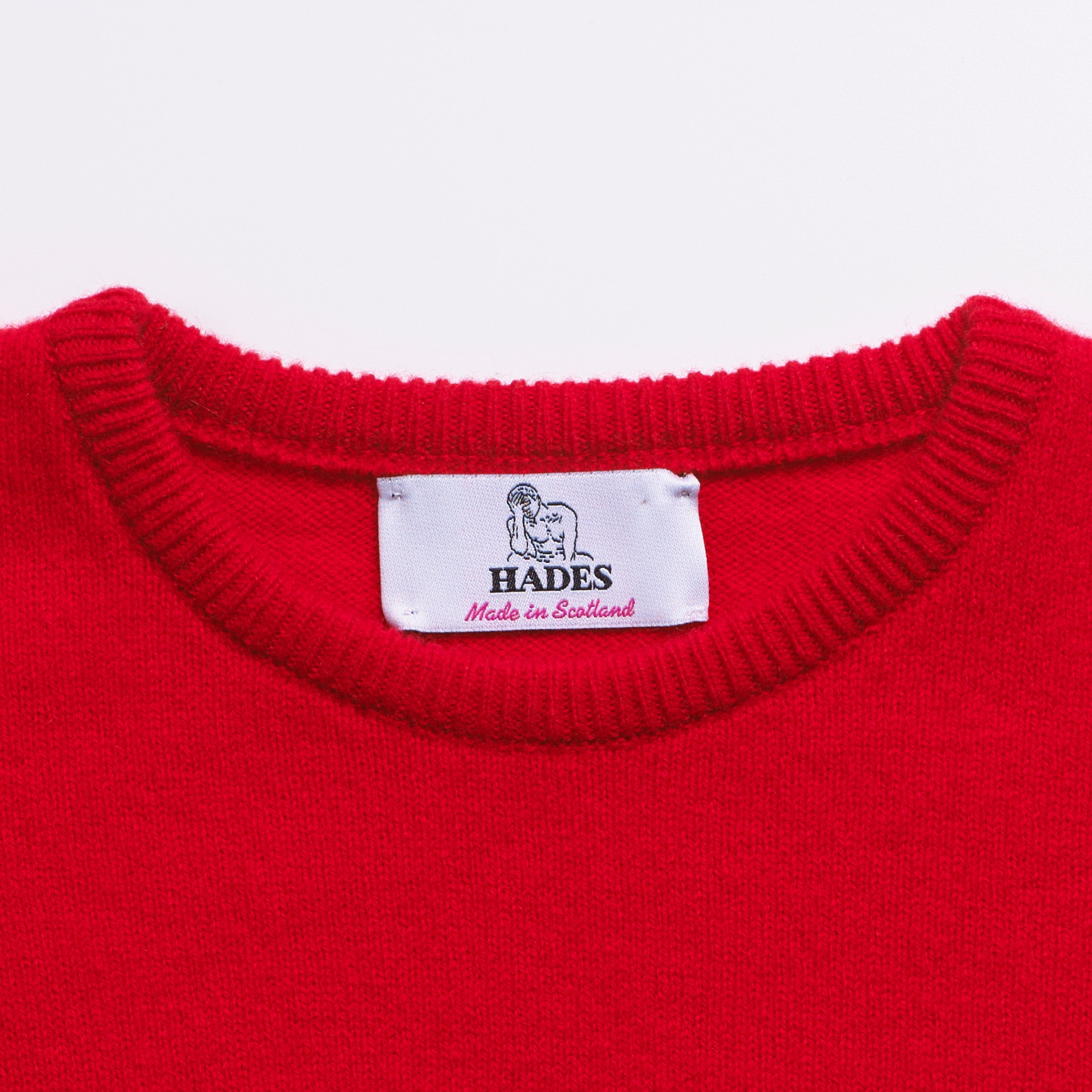 Made in Scotland red jumper