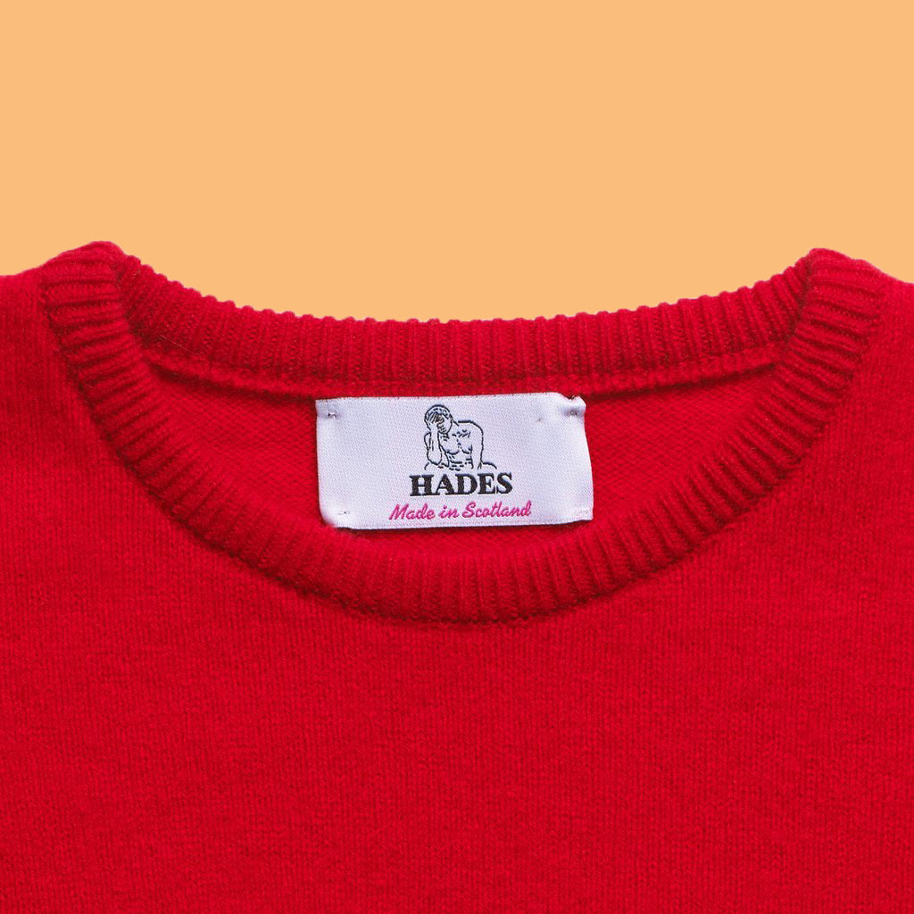 Archive - Alphabet H Knit - Scarlet
