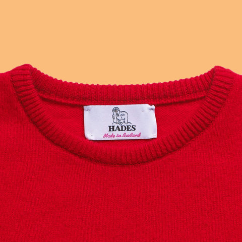 Archive - Alphabet H Knit - Scarlet