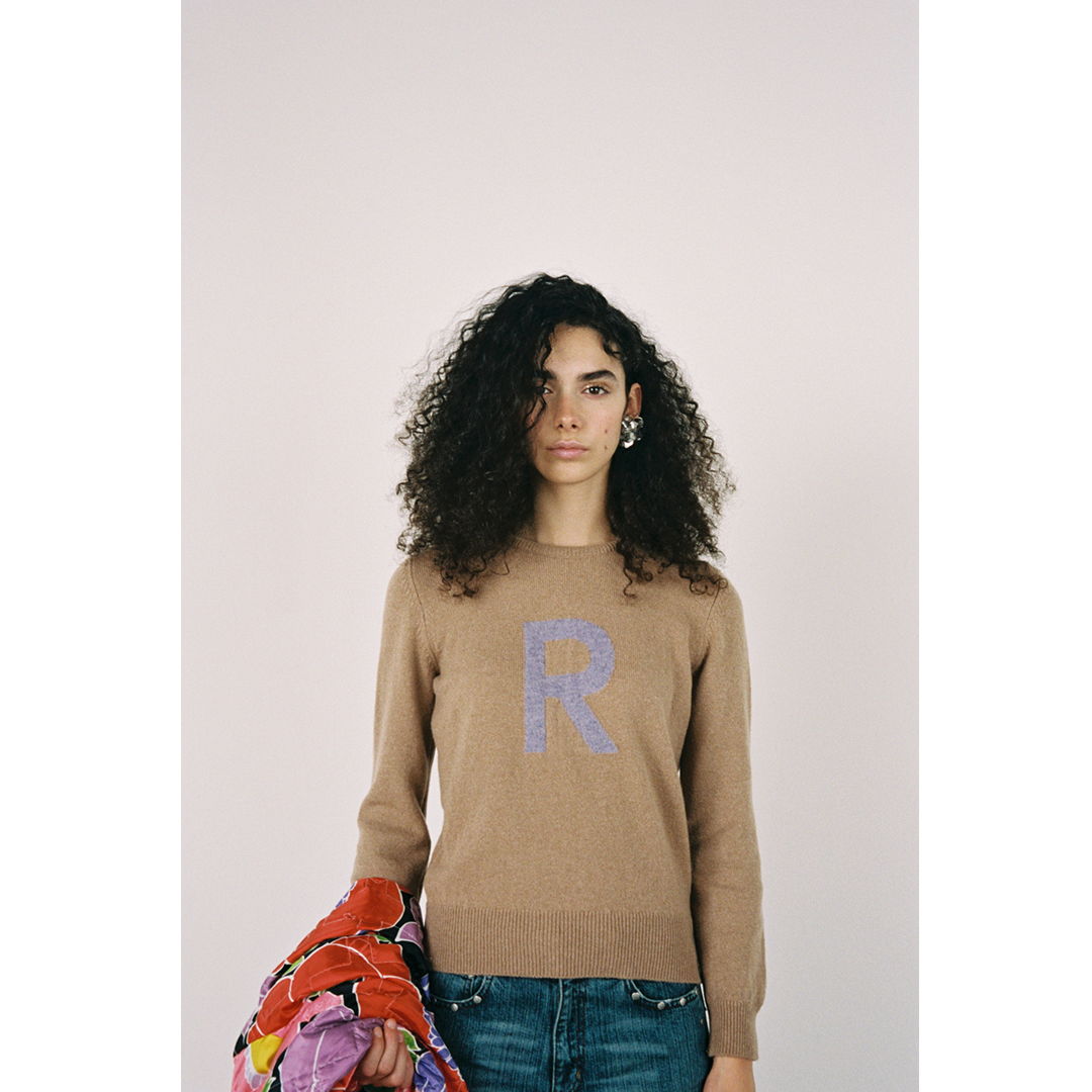 HADES | Alphabet R Knit | Lambswool Wool Jumper