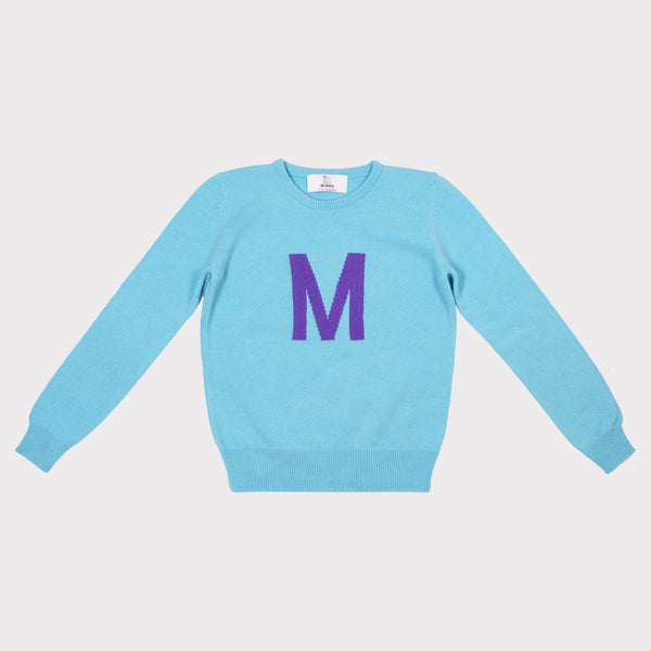 Alphabet M knit