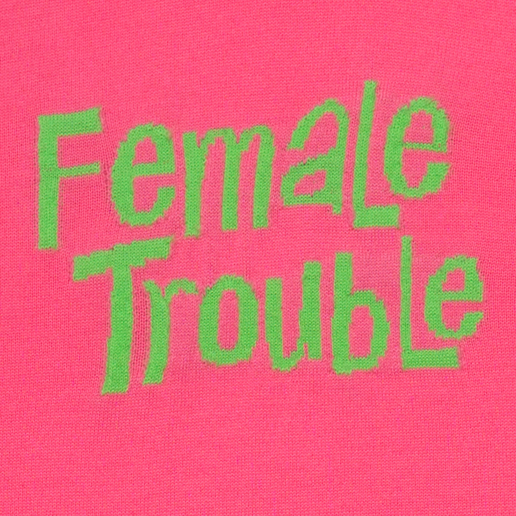 Female Trouble | Fuchsia Pink & Lime - Available in M