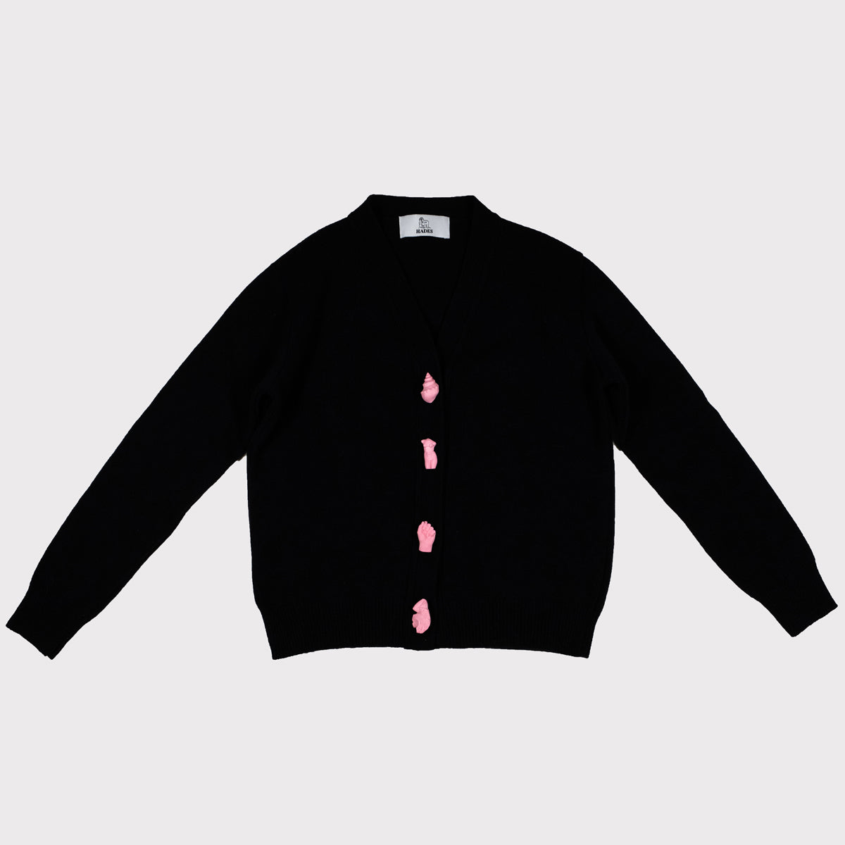 Carrington Cardigan | Black | Surrealist