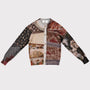 Front image of the William Blake printed cardigan.