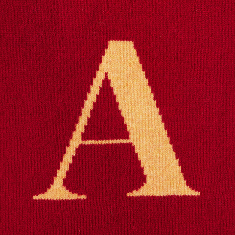 HADES Alphabet letter A scarf 