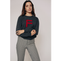 HADES Alphabet Letter F Jumper Model full length