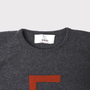 HADES Alphabet Letter F Jumper neck label