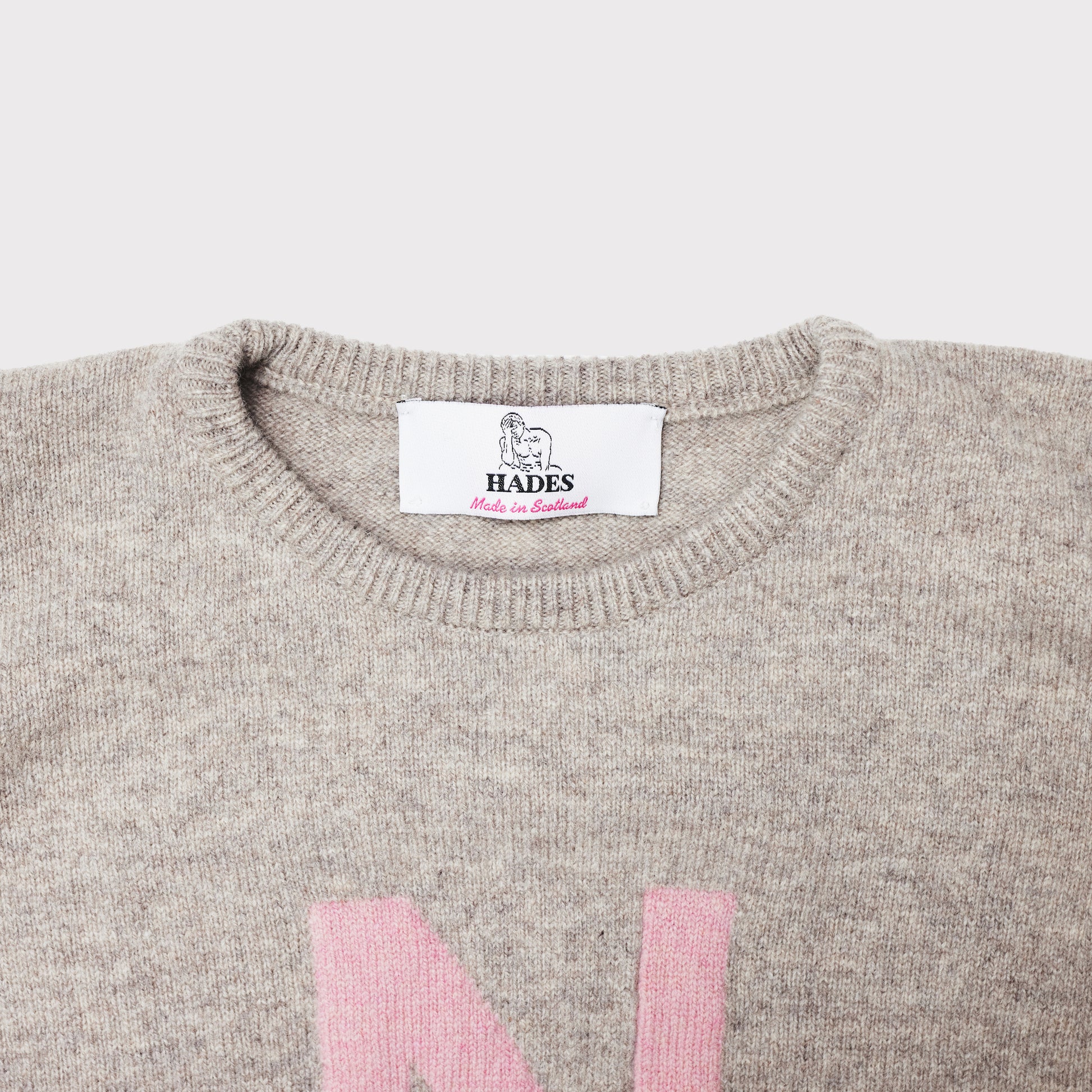 HADES Alphabet Letter N jumper