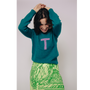 HADES Alphabet letter T jumper model wearing