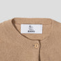 Camel & black letter J cardigan HADES Wool