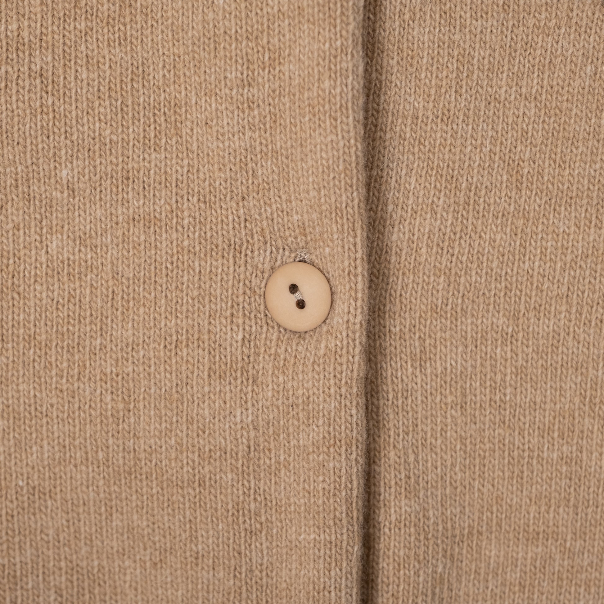 Camel & black letter J cardigan HADES Wool