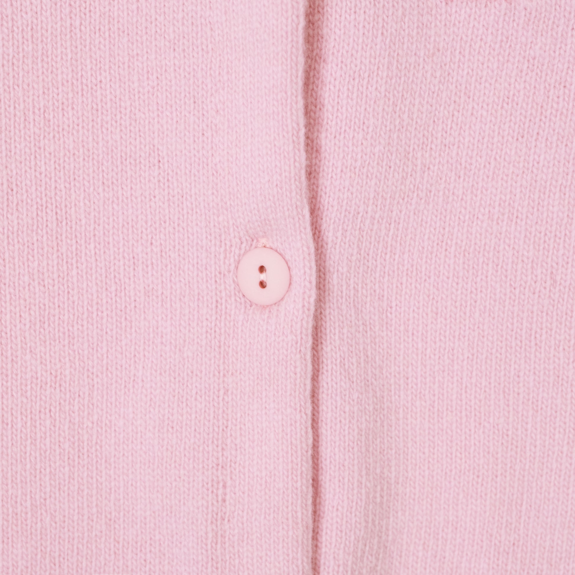 Pink letter P Alphabet cardigan HADES wool