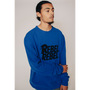 HADES Wool Blue Rebel Rebel Jumper David Bowie Model