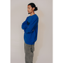 HADES Wool Blue Rebel Rebel Jumper David Bowie Model side shot