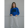 David Bowie Blue Rebel Rebel jumper model wearing