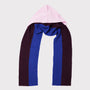 HADES Hooded Scarf pink, purple and blue