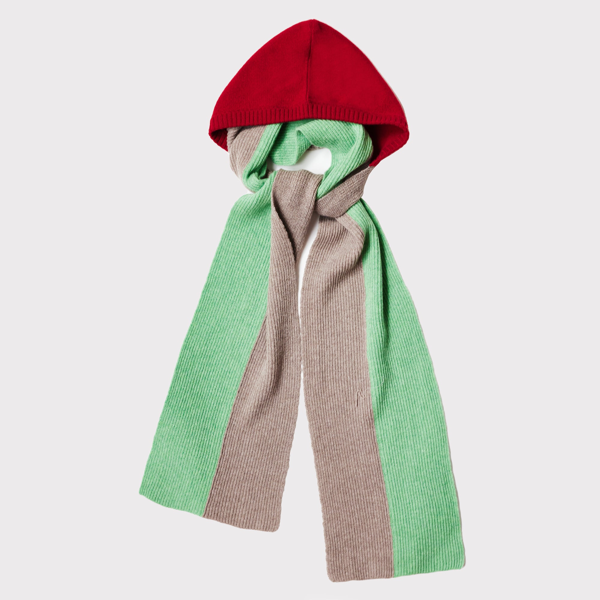The Hooded Scarf | Red