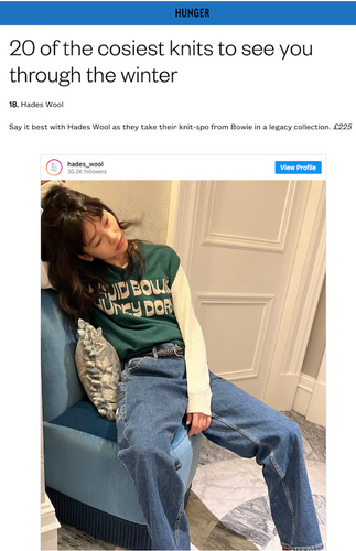 HADES HUNGER Magazine HoYeon Jung wearing vest