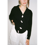 Black Carrington Cardigan HADES Surrealist Buttons