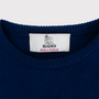 Deep blue made in scotland jumper