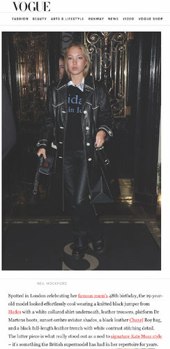 Vogue Lila Moss Friday I am in love HADES